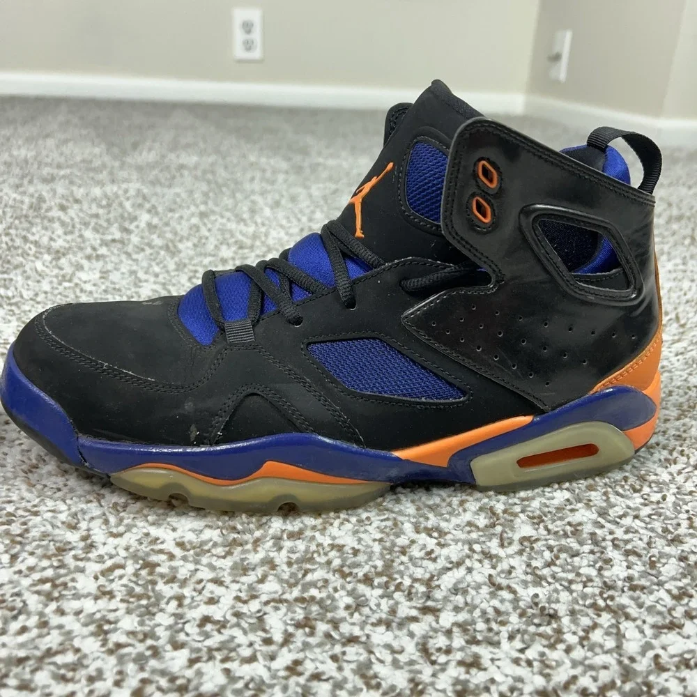 Jordan Shoes Mens Size 9.5 Black Blue Air Jordan Flight Club 91 Basketball Sport